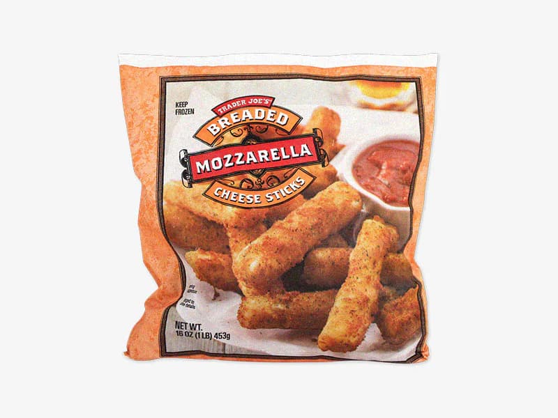 Breaded Mozzarella Cheese Sticks
