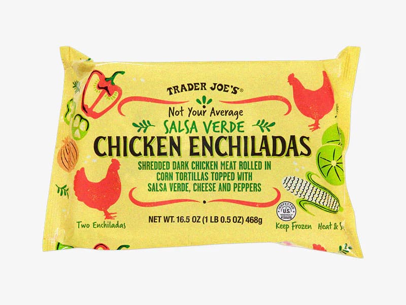 Salsa Verde Chicken Enchiladas