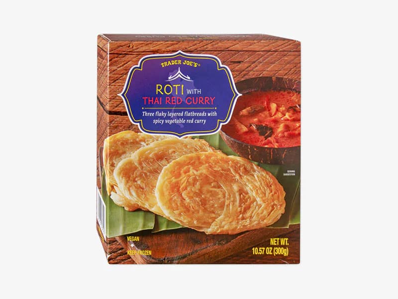 Roti with Thai Red Curry