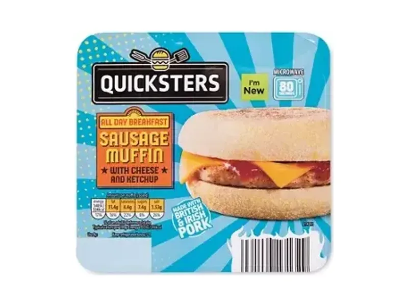 All Day Breakfast Sausage Muffin - Quicksters