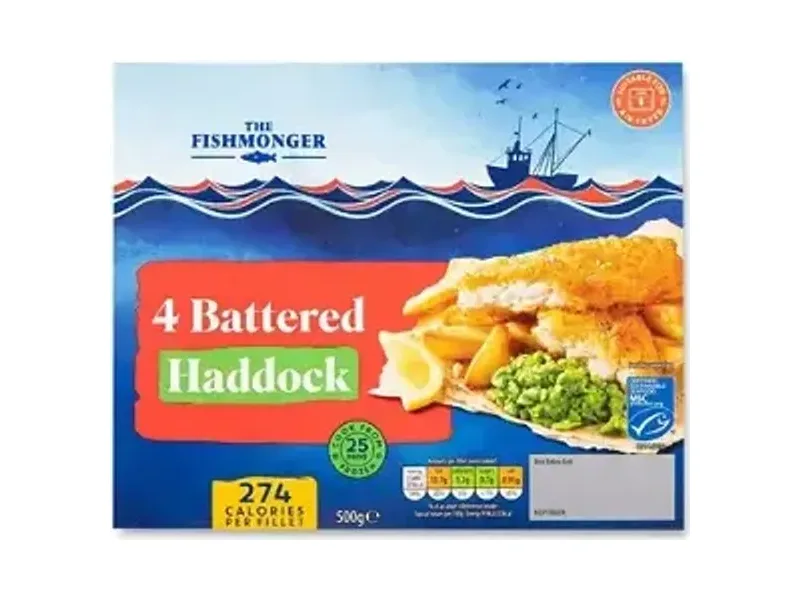 Battered Haddock - The Fishmonger