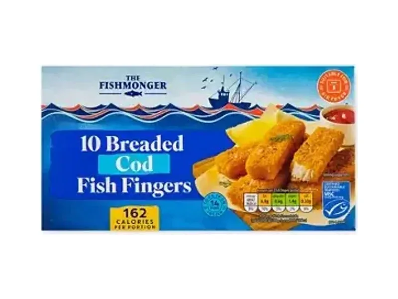 Breaded Cod Fish Fingers - The Fishmonger