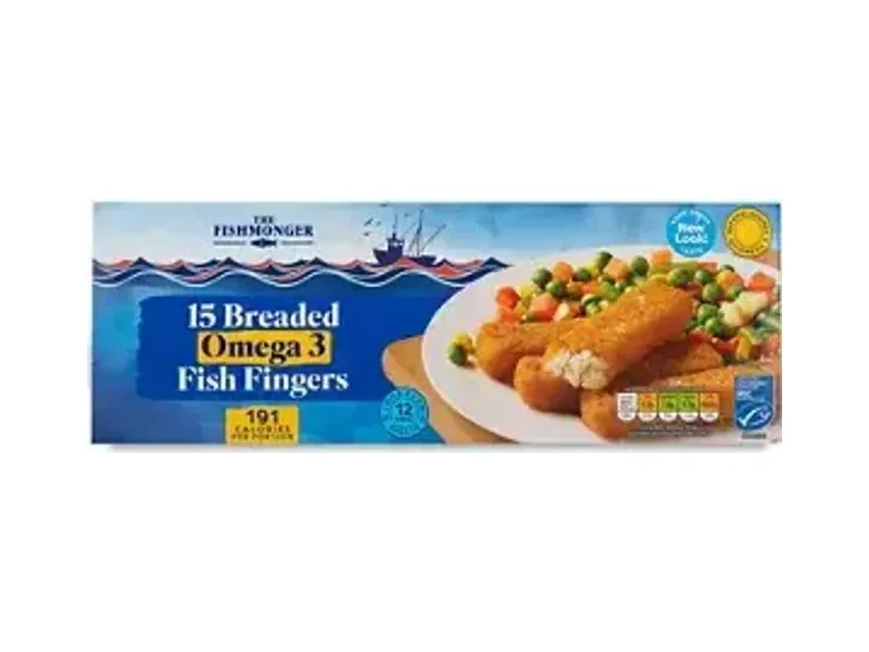 Breaded Omega 3 Fish Fingers - The Fishmonger
