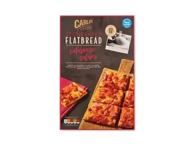 Calabrese Salami Stonebaked Flatbread - Carlos