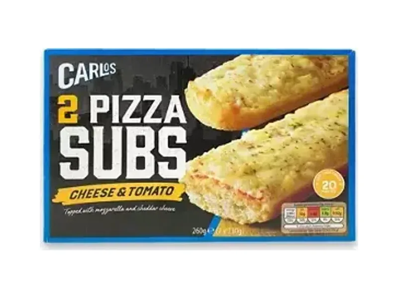 Cheese & Tomato Pizza Subs - Carlos