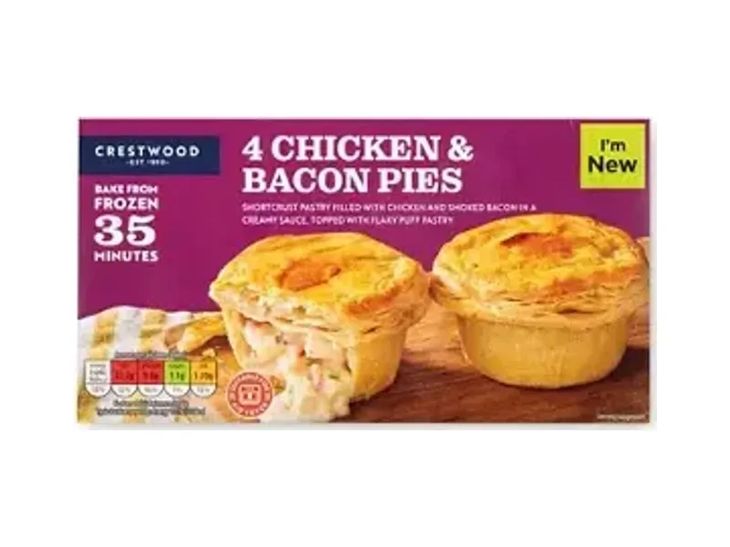 Chicken & Bacon Pies - Crestwood