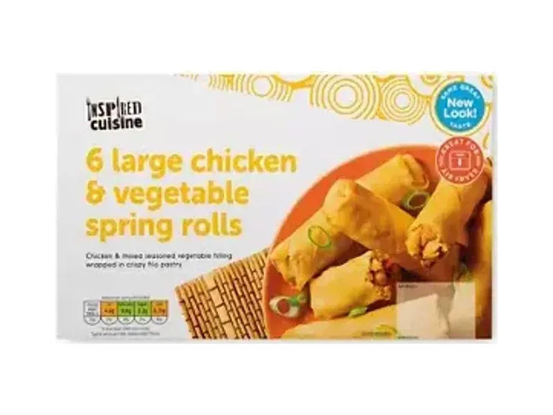 Chicken & Vegetable Spring Rolls - Inspired Cuisine