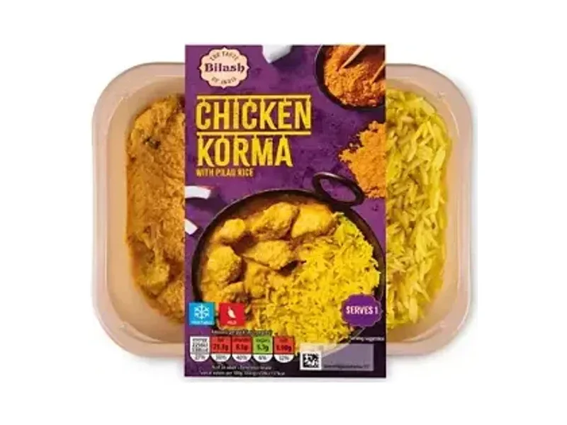 Chicken Korma with Pilau Rice - Bilash