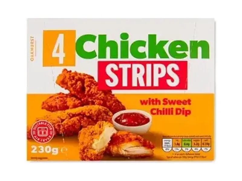 Chicken Strips with Sweet Chilli Dip - Oakhurst