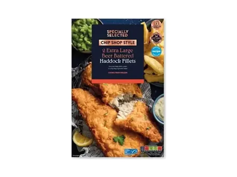 Chip Shop Beer Battered Haddock Fillets - Specially Selected
