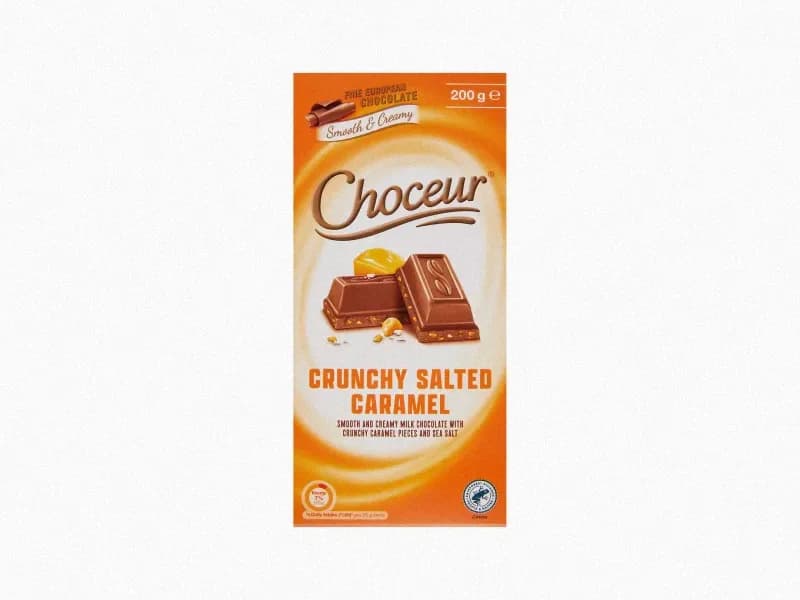 Choceur Crunchy Salted Caramel Chocolate Block