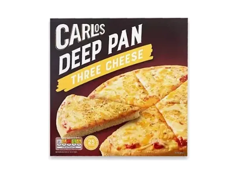 Deep Pan Three Cheese Pizza - Carlos