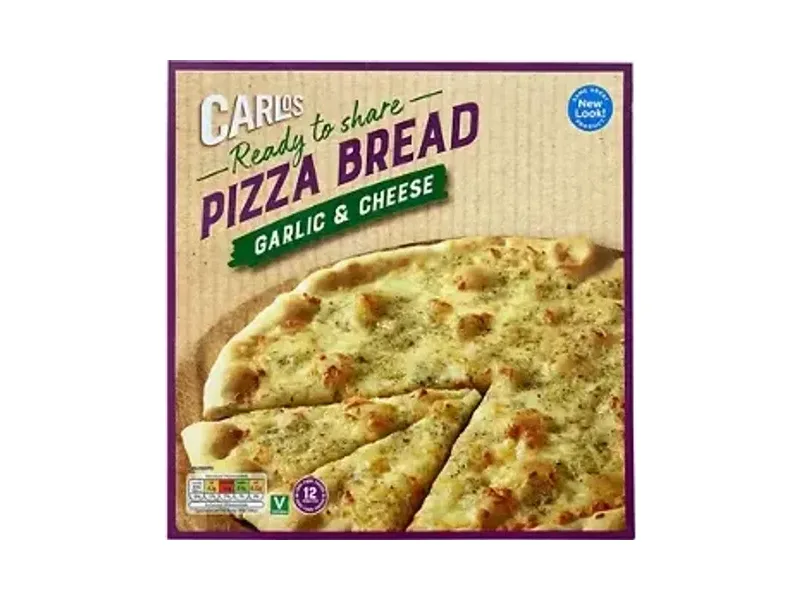 Garlic & Cheese Pizza Bread - Carlos