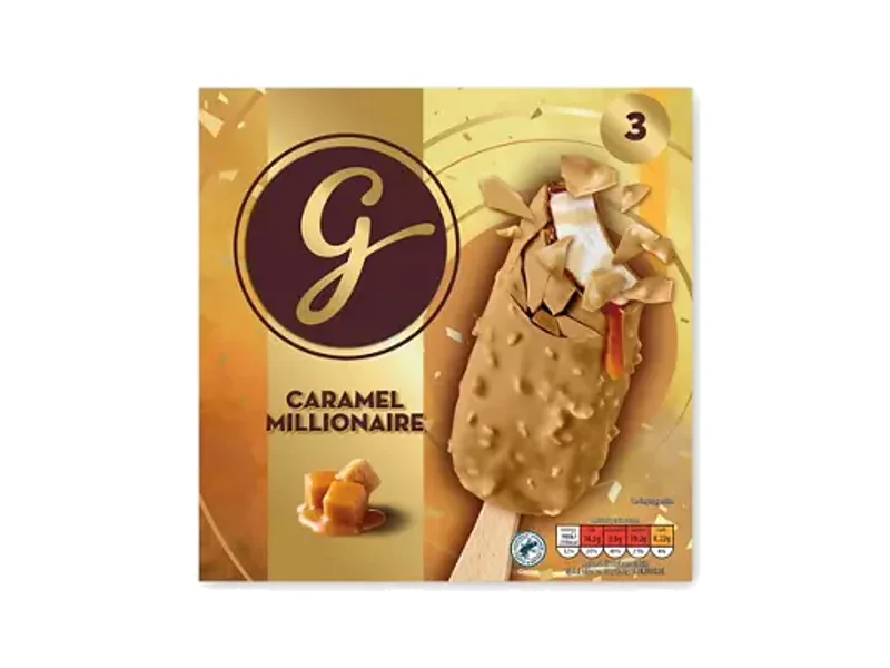Gianni's Caramel Millionaire Ice Cream Sticks