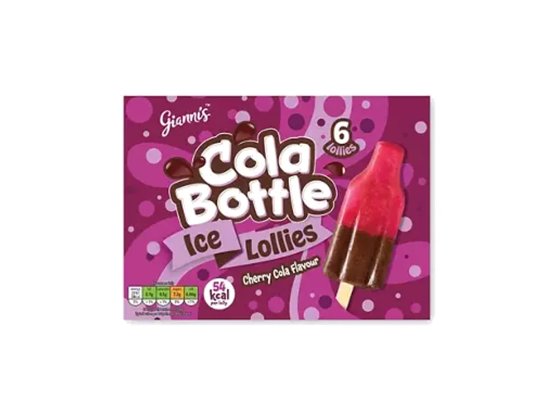Gianni's Cherry Cola Bottle Ice Lollies