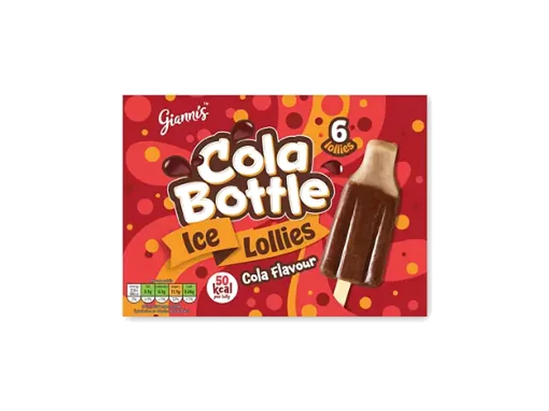 Gianni's Cola Bottle Ice Lollies