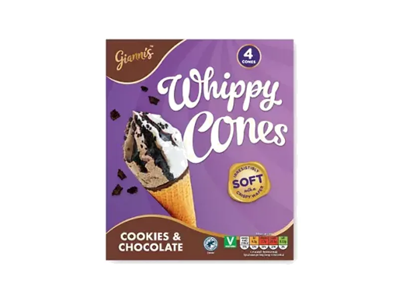 Gianni's Cookies & Chocolate Whippy Cones
