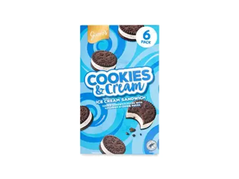 Gianni's Cookies & Cream Ice Cream Sandwich