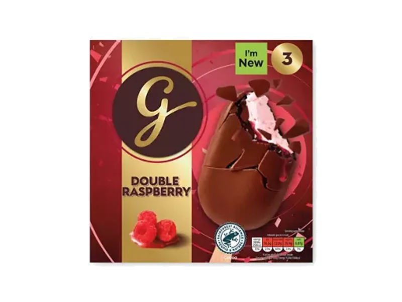 Gianni's Double Raspberry Ice Cream Sticks