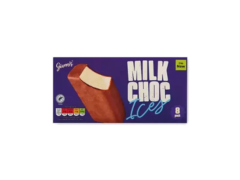 Gianni's Milk Choc Ices