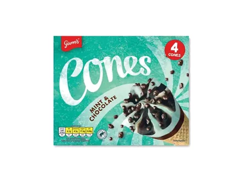 Gianni's Mint & Chocolate Cones