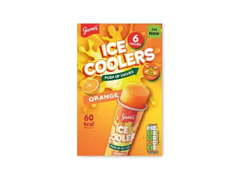 Gianni's Orange Ice Coolers