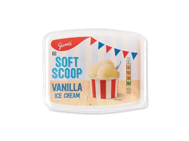 Gianni's Soft Scoop Vanilla Ice Cream