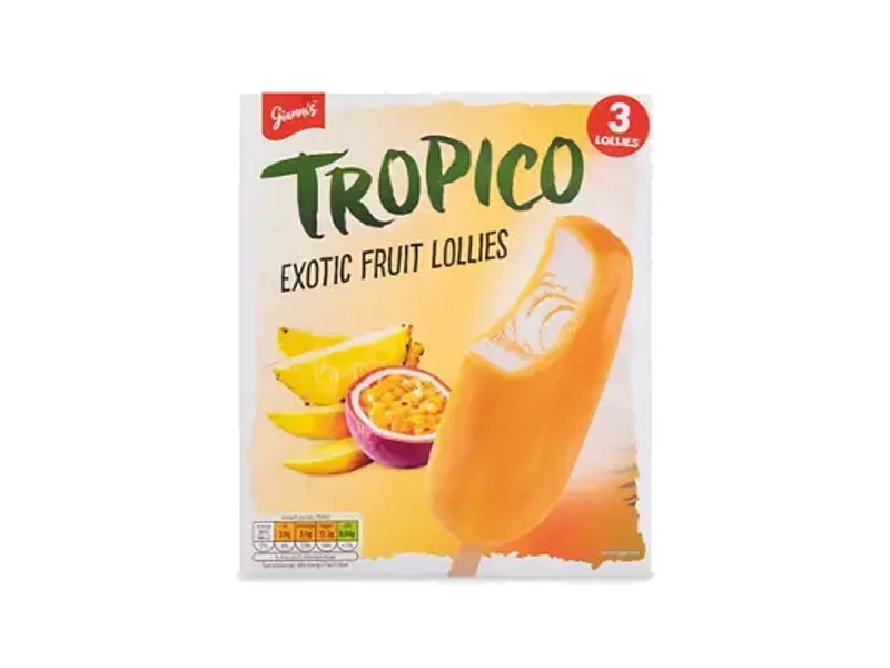 Gianni's Tropico Exotic Fruit Lollies