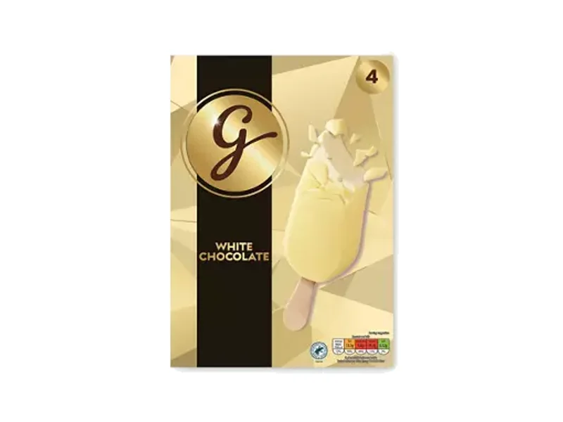 Gianni's White Chocolate Ice Cream Sticks
