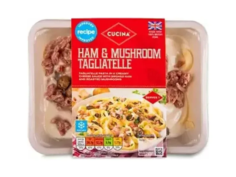 Ham & Mushroom Tagliatelle - Cucina