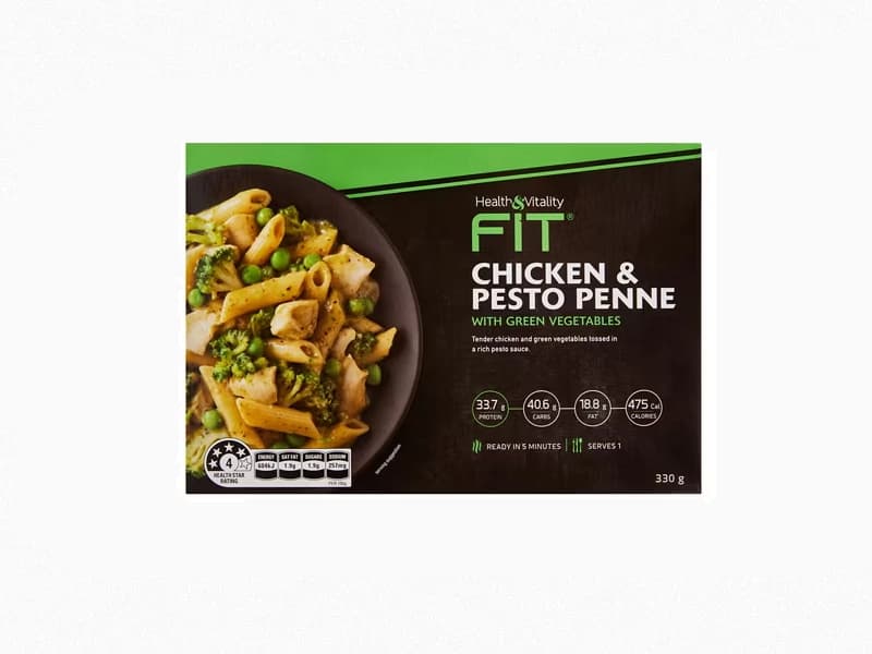 Health & Vitality Fit Chicken & Pesto Penne with Green Vegetables