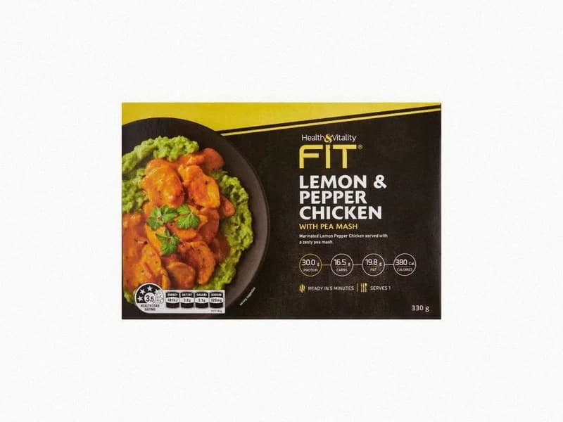Health & Vitality Fit Lemon & Pepper Chicken with Pea Mash