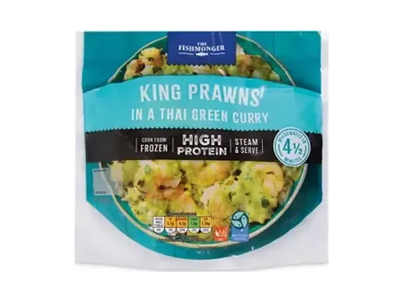High Protein King Prawns Thai Green Curry - The Fishmonger