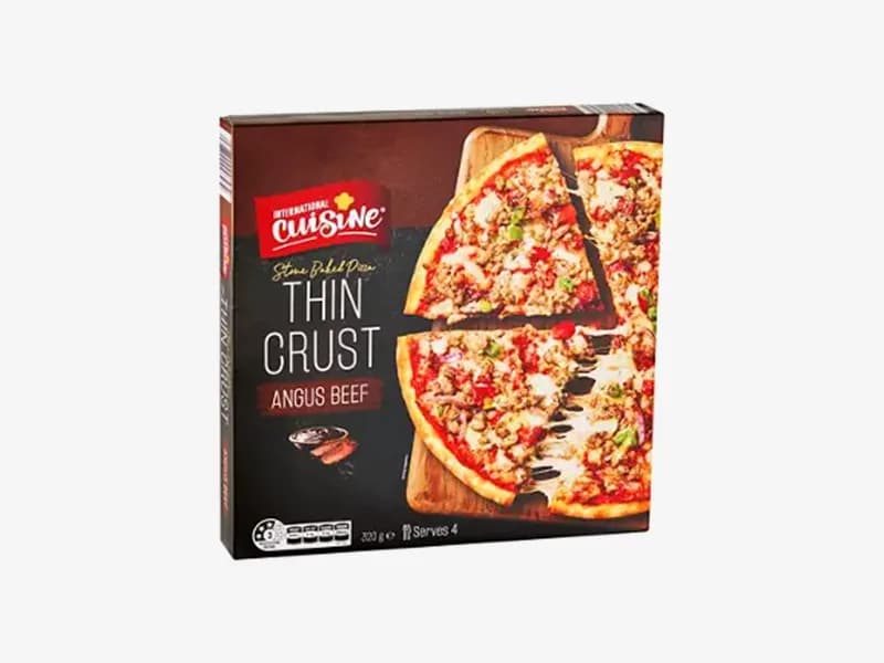 International Cuisine Angus Beef Pizza