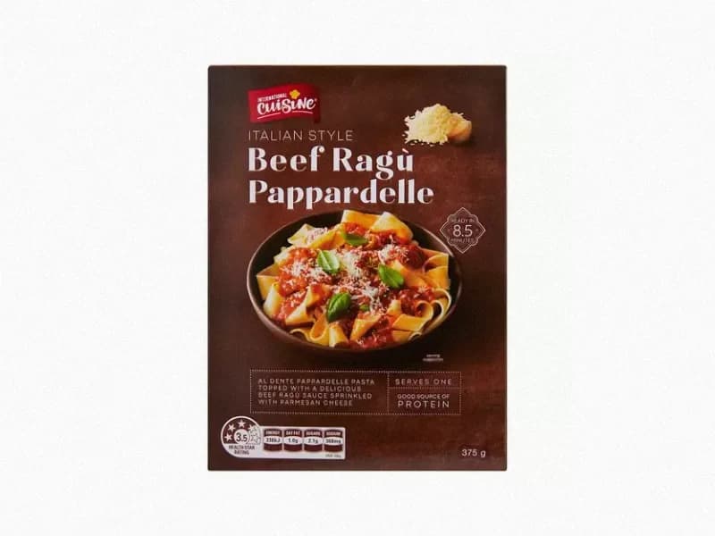 International Cuisine Beef Ragu Pappardelle