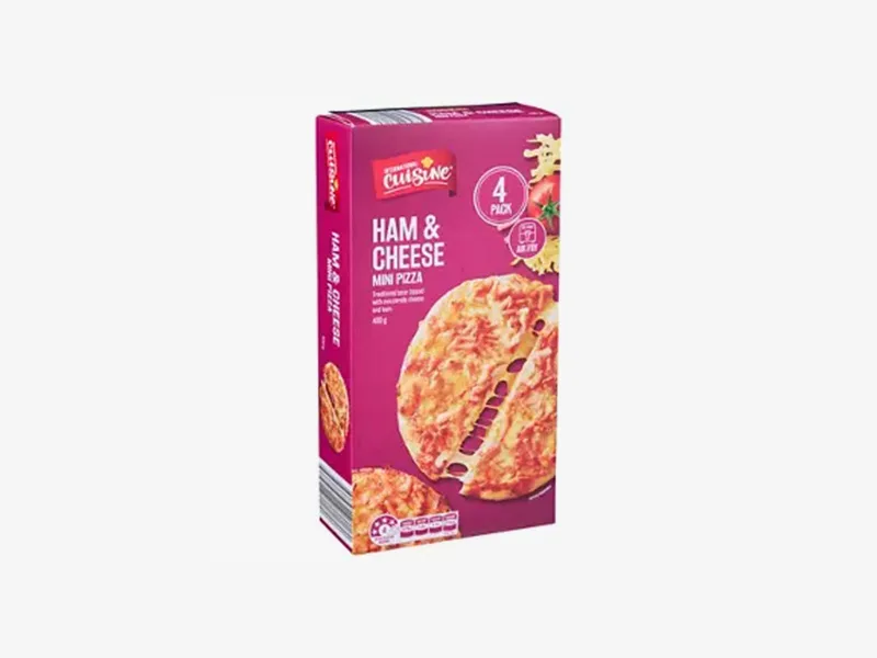 International Cuisine Ham & Cheese Mini Pizza