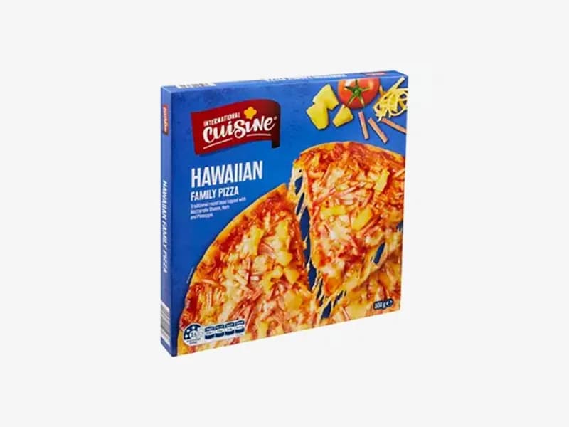 International Cuisine Hawaiian Family Pizza