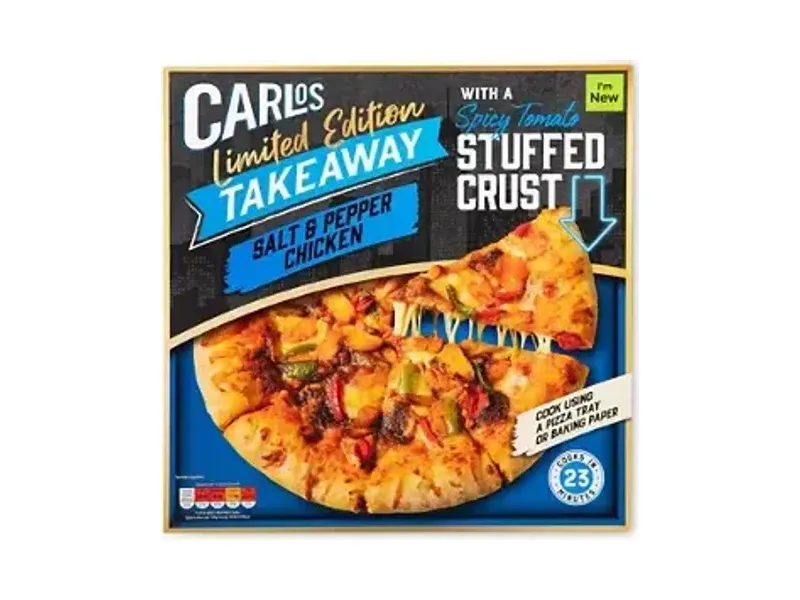 Limited Edition Takeaway Salt & Pepper Chicken Pizza - Carlos