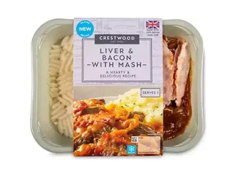 Liver & Bacon with Mash - Crestwood