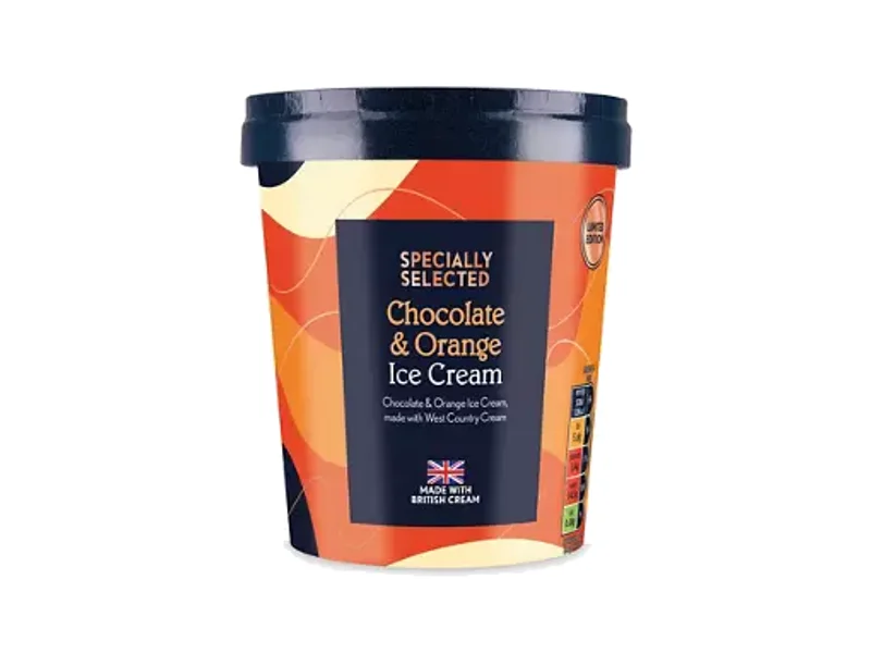 Specially Selected Chocolate & Orange Ice Cream