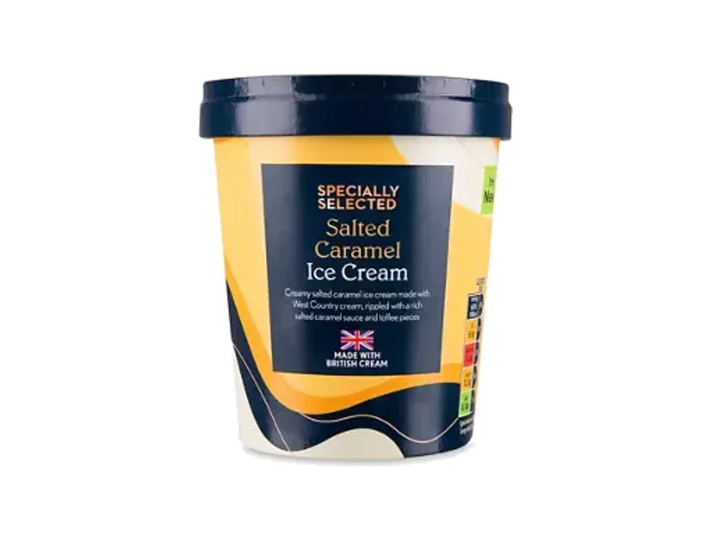 Specially Selected Salted Caramel Ice Cream