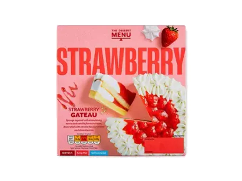 The Dessert Menu Strawberry Gateau