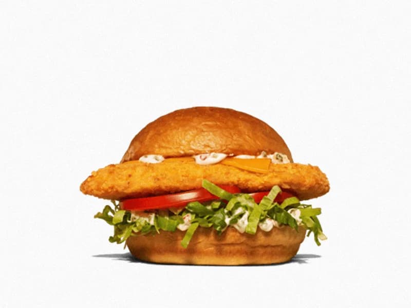 King's Hawaiian Fish Deluxe Sandwich