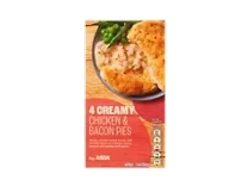 Creamy Chicken & Bacon Pies