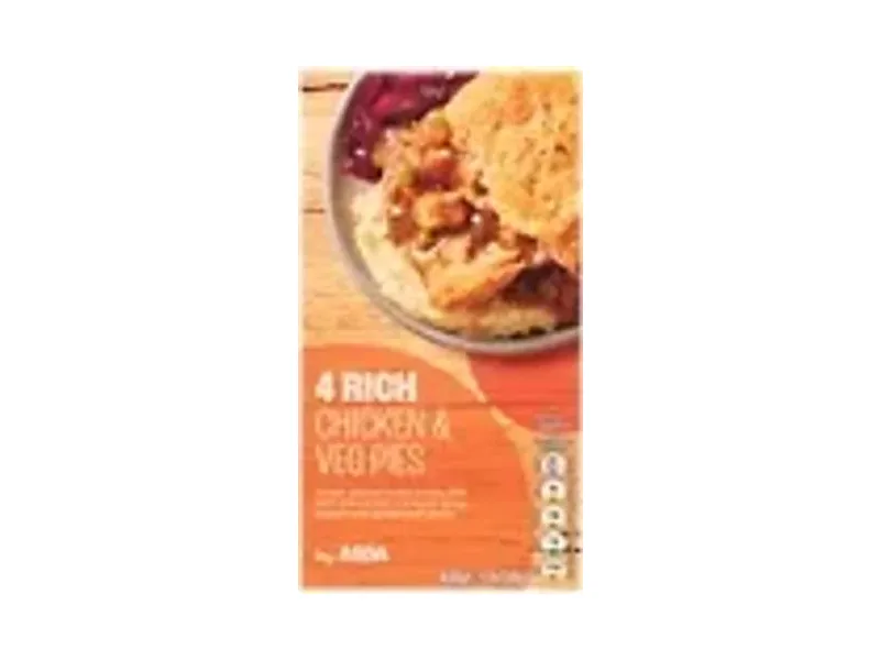 Rich Chicken & Veg Pies