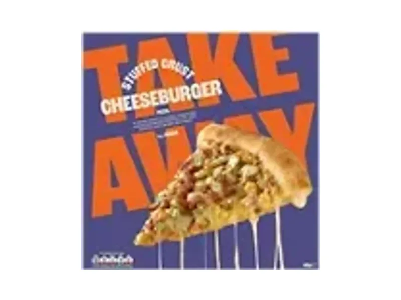 Takeaway Stuffed Crust Cheeseburger Pizza