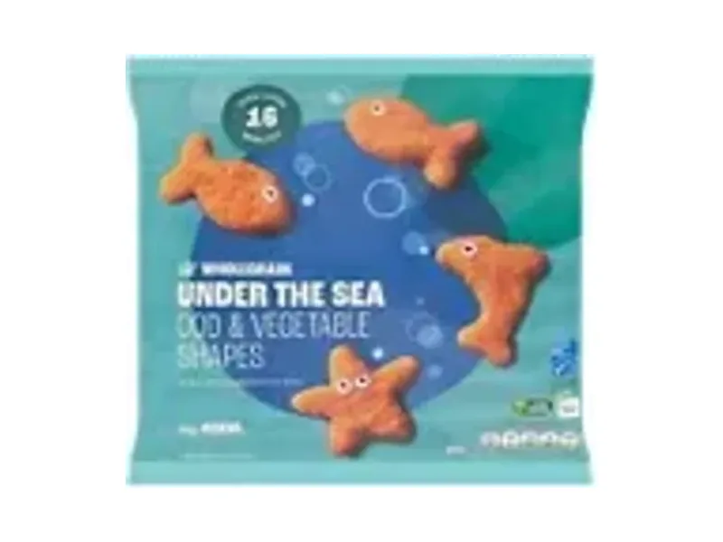 Under the Sea Cod & Vegetable Shapes