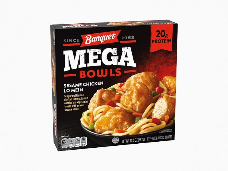 Mega Bowl Sesame Chicken Lo Mein