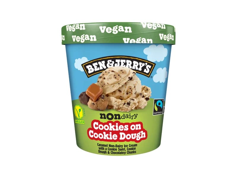 Non-Dairy Cookies on Cookie Dough