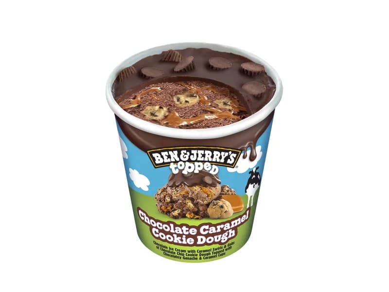 Topped Chocolate Caramel Cookie Dough